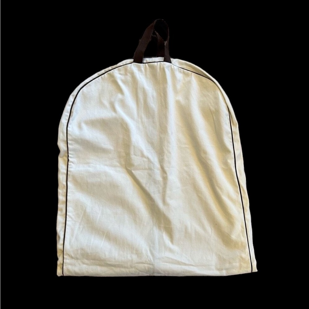 Authentic Hermes Garment Bag Heavy Duty, with Snaps, Cream/Off White - Picture 5 of 9